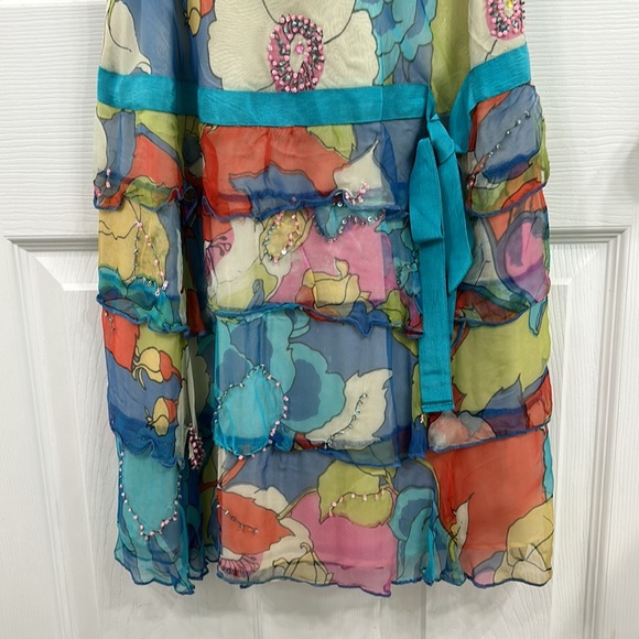 Never worn/with tags sleeveless dress.  Size medium. - Picture 3 of 4